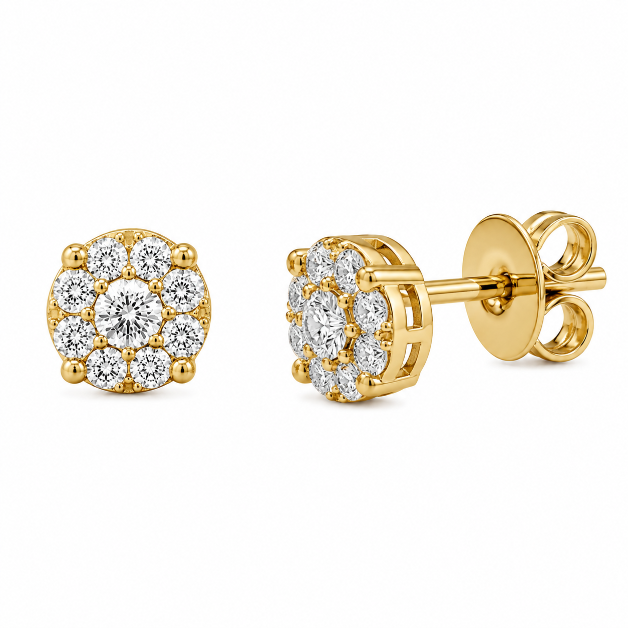 Magic Earrings Yellow Gold
